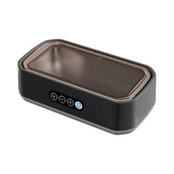 Ammattimainen ultraäänipuhdistin koruille, kelloille ja muille 3 tilaa digitaalinen ajastin 650 ml kapasiteetti musta