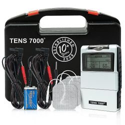 HUMANMADE Tens 7000 Digital Tens enhed med tilbehør - Tens Device Muscle Stimulator