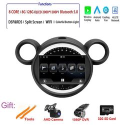 Hikig Android 13 til BMW Mini Paceman Countryman R56 R60 2007-2014 Bilradio Multimedievideoafspiller Android Auto trådløs adapter TS10 8G 128G DVR