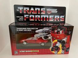 Transformation G1 Autobot Red Alert og Sideswipe Misb