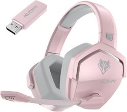 G06 kaksi langatonta pelikuulokemikrofonia mikrofonilla PS5, PS4, PC, mobiili, kytkin: 2,4 GHz: n langaton + Bluetooth - 100 tunnin akku - 50 mm: n...