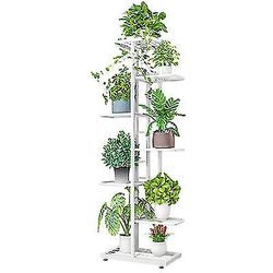 Mikasa 7 Potteplante Stand Flere Flower Pot Holder Hylder Planter hvid