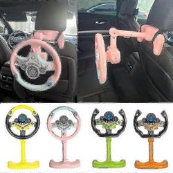 JKW sähköinen simulointi ohjauspyörä lelu valolla ja äänellä koulutus lasten perämies lapset auto lelu laulu lelu lahja Yellow