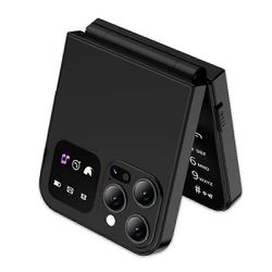 A50 Pro -läppäpuhelin, kaksois-SIM-kortti, GSM, automaattinen puheluiden tallennus, 2,4 tuuman näyttö, taitettava matkapuhelin