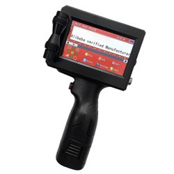 Kannettava kädessä pidettävä mustesuihkukoodaustulostin teollisiin merkintöihin ja viivakooditulostukseen