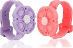 Push Pop Fidget armband, Fidget Spinner Popleksakerför barn och vuxna, Enkel Dimple Silikon ångest Stress Reliefpop It Armband