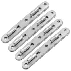 Puinen sänkykisko, joka yhdistää liittimet, 5 tuuman pyöreä sinkki-sängyn koukku, 4 liitäntäliittimen sarja sakeuttaa huonekalujen sängyn laitteistoa