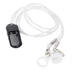 Kuulokojeiden pidikkeen kaulanauha senioreille läpinäkyvä hukkauksen ja kiinnittymisen estämiseksi