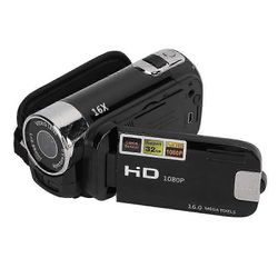 16MP digitaalinen videokamera 1080P Full HD DV videokamera digitaalinen videokamera asteen kiertonäyttö 16X N Musta