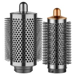 yhteensopiva Dyson Airwrap Large & Small Round Volumizing Brush Accessoryn kanssa - Enhance Volume & Style Efcompatible withtles0617 GrayGold