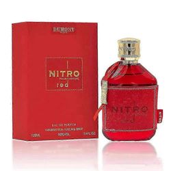 Nitro Red Dumont EDP Hajuvesi MIEHET/NAISET Tuoksu 3.4 Fl Oz 100ML Treffihajuvesi Kestävä Kevyt tuoksu Eau De Parfum
