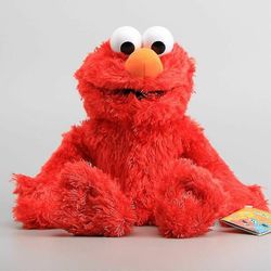 Plysch Animal Elmo Cookie Barnens dag gåva röd