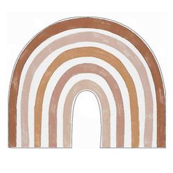 6 kpl isoja DIY-seinätarroja lastenhuoneen sisustamiseen sateenkaariseinätarra itseliimautuva kalvo kotiin kuten kuvassa näkyy