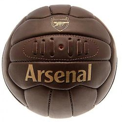 Arsenal FC virallinen Retro Heritage pallo Ruskea Size 5