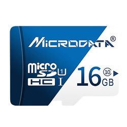 JVY MICRODATA 16GB U1 Blåt og hvidt TF(Micro SD) hukommelseskort