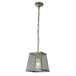 Searchlight Lighting Voyager 1 Light Lantern Vedhæng Antik Messing, E27