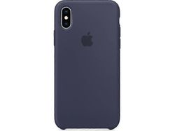 Silikoni puhelimen kotelo Iphone X & Iphone Xs MidNight sininen