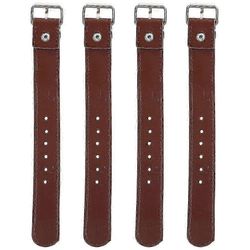 2 paria pyörän korin hihnoja pyörän etukorin vyö säädettävä pyörän korin hihna pyörätarvikkeet Ruskea 22.5x3cm