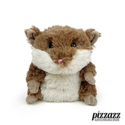 Warmies Mikroaaltouunissa Ja Jäähdytettävä Pehmolelu Laventelin tuoksulla Ruskea Hamsteri Pehmo 13"