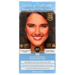 tints of nature Sävyt luonnon pysyvä hiusten väri, 5N luonnon vaaleanruskea 4.4 Oz (pakkaus 1)