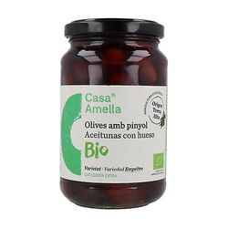 Casa Amella Black Olives from Aragon Bio 350 g