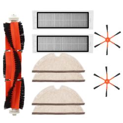 9pcs Tilbehør Børste /filter//moppe klud til Roborock S5 S5max S50 S51 S55 S6 støvsuger
