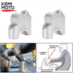 Ohjaustankoon kiinnitettävät nousuputkien kiinnikkeet BMW R1200GS R1250GS LC Adventure Riser -ohjaustanko BMW GS 1200 1250GS LC Adventure S1000 XR ...