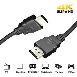 4k mandlige til mandlige monitor wire 1080p Hdmi-kompatibelt videokabel 1m bærbar computer connect ledning til smart tv projektor