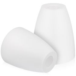 2 kpl lampunvarjostimet vaihto pienet lampunkannet avautuva pöytä valovarjostimet pöytä lampunvarjostimet Valkoinen 10X10X11.5CM