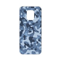 Crazy Kase Hull For Xiaomi Redmi Note 9s Soft Blue Militær Camouflage