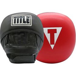 Title Boxing Otsikko Nyrkkeily kaksitäytetty jumbo koulutus punch mitts - musta/punainen One Size