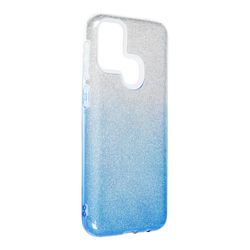 König Telefoncover til Samsung Galaxy M31 beskyttelsesetui cover kofanger shell glitter blå