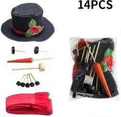 Lumiukkosetti - talviset ulkoilulelut lasten joululeikkeihin