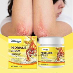 Psoriaasivoide, Ihoa lievittävä kutinaa ehkäisevä voide Psoriaasivoide, turvallinen ja tehokas, Kasviperäiset ainesosat Ihoa rauhoittava ja ravitse...