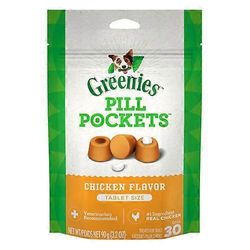 Greenies Pill Pockets koirille Kana (sopii useimpiin tabletteihin), 30 Count