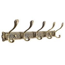 Ylellinen kylpytakki riippukoukku seinäkiinnitys ripustin kylpyhuone koristeellinen takki vaateteline JIKAIX 5 Hooks Fish Tail