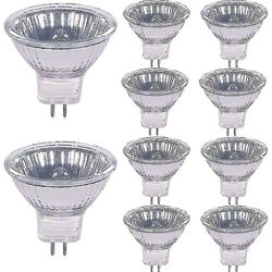 Halogeenisipulit 20w 12v Gu4 pohja 2800k lämmin valkoinen himmennettävä, 10 kpl pakkaus