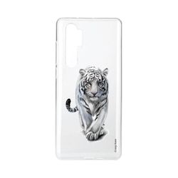 Crazy Kase Hull For Xiaomi Mi Bemærk 10 Lite Souple Hvid Tiger