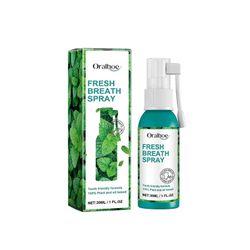 Oralhoe Fresh Breath Spray Oral Cleanser suojaa mintun tuoreutta ja jättää tuoksun pahanhajuisen hengityksen lievittämiseksi