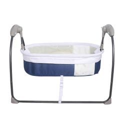 Kannettava vauvansänky, sähköinen vauvan kokolattiasänky, sähköinen vauvan teline sininen