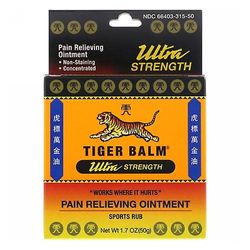 Tiger Balm Tiger Balsam Ultra Styrke, 1,70 Oz (Pakke med 6)