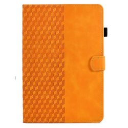 10,2 tuuman 9/8/7 sukupolven iPad-kotelo, ensiluokkainen nahkakotelo, jossa on S-kynänpidike ja automaattinen nukkumis- / herätystoiminto Oranssi