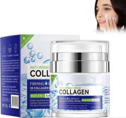 Unbrand Kollageeni ikääntymistä estävä voide, ikääntymistä estävä ja uudistava kosteuttava kasvovoide, kollageeni ikääntymistä estävä kosteusvoide,...