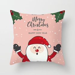 Witdreamer Christmas Elg Bil Serie Dekorative Pudebetræk Pudebetræk 36