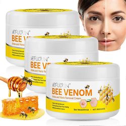 1-3x Bee-Venom Skin Treatment Cream hellävarainen kivuton syylänpoistovoide naisille miehille 3pcs