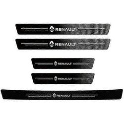 Renault Fluence Captur Megane Clio Kadjar Talisman Arkana RS -auton kynnyskilven suojaan soveltuvat moottoriajoneuvon osat Hiilikuitutarra 5 kpl au...