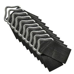 10kpl Quick Connect trampoliinikolmiorengas V-renkaat Erittäin luja solkijousi Uusi