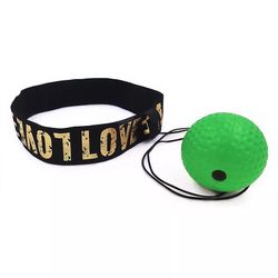 Boksning Speed Ball Hovedmonteret Pu Punch Ball grønt sæt
