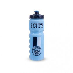 Manchester City FC Super City plast vandflaske Blå/sort One Size