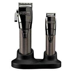 Babyliss Pro 8705U Trådløs Super Motor Hårklipper &; Trimmer Sett Svart/sølv